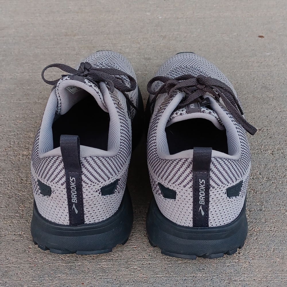 Brooks Revel 5 Gray and Black Sneakers - Picture 3 of 8